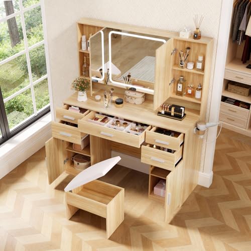 Vanity with Mirror and Lights